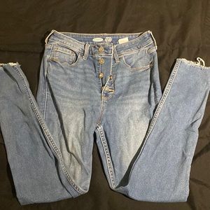 High Rise Rockstar Skinny Jeans